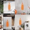 Wall Vinyl Sticker Decor Heavy Bag Silhouette 37.5x126.8cm Multiple Size Options Orange #3