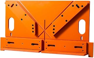 FABULETTA Table Saw Insert Plate Miter Cutting Jig Bakelite for clearance for 45 90 Degree Angle Cuts Decorative Molding Guide Door Frame Window Trim Installation Orange Base Board Accessory Tool