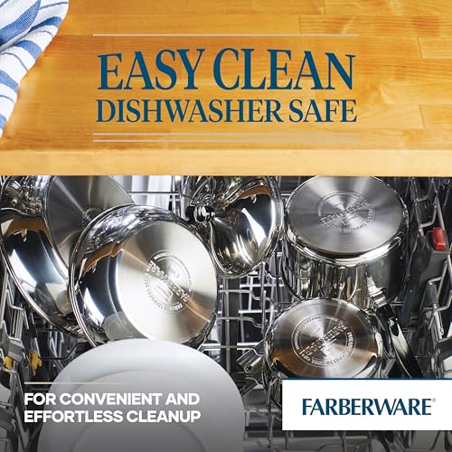 Image of Farberware Classic Series Stainless Steel Frying Pan Set, 8.25-Inch and 10-Inch Skillets