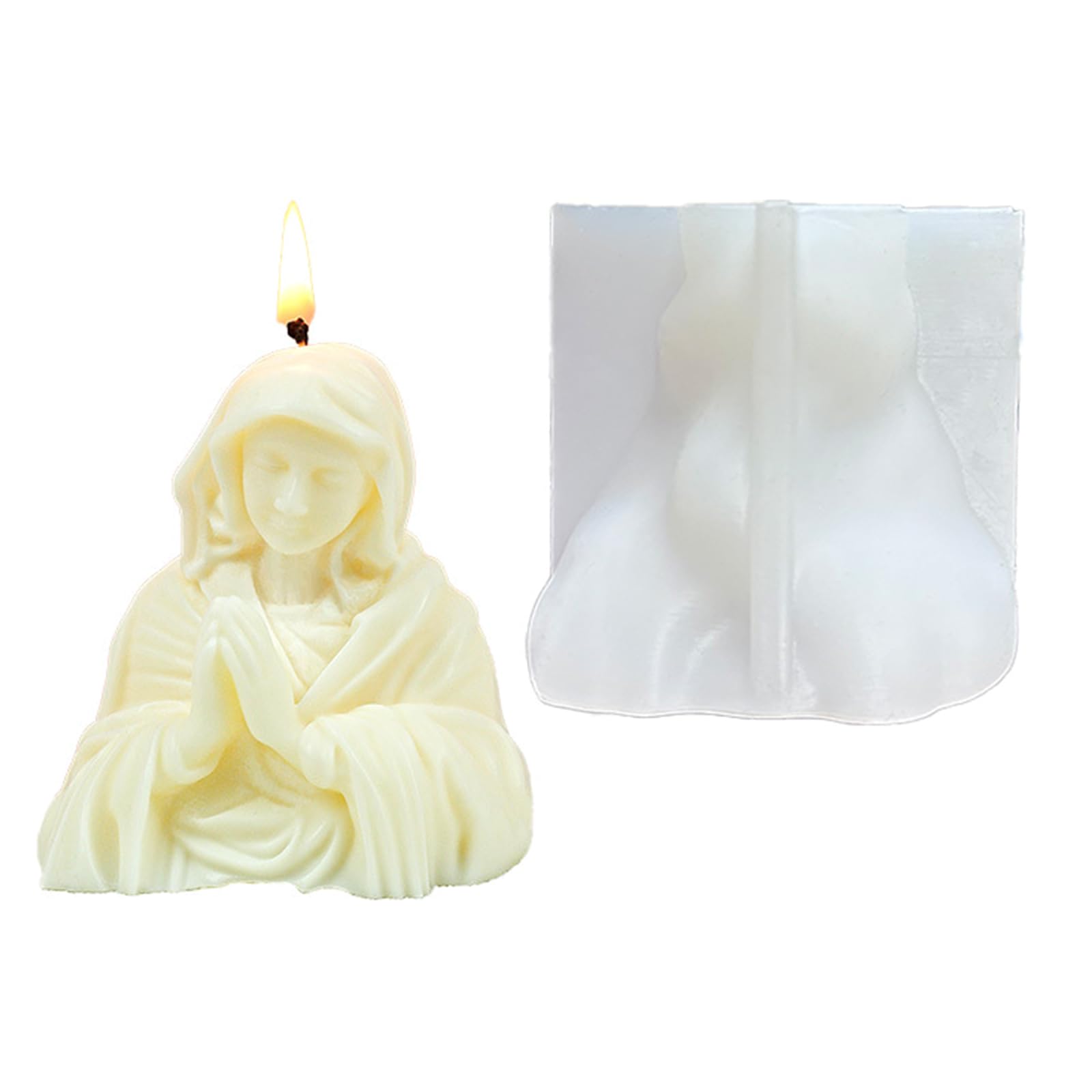 Kalttoy Flexible Praying Marys for Art, Home Decor and Projects Flexible Praying Marys for Art