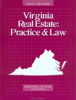 Paperback Virginia Real Estate : Practice & Law Book