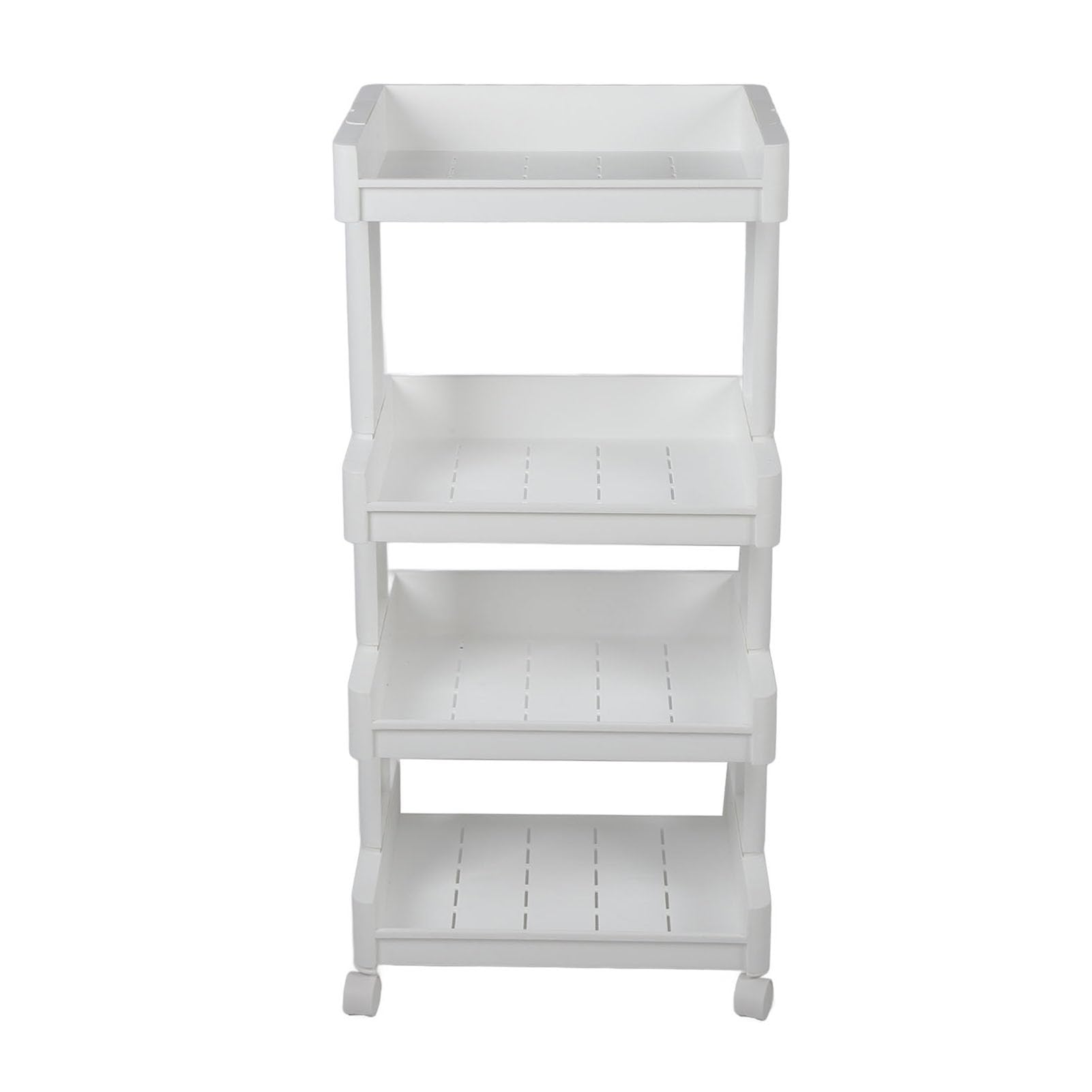 Carrello per Salone con Ruote Girevoli e Design Scavato per Riporre Saloni e Negozi di Tatuaggi Realizzato in Materiale PP Ecologico Dimensioni 45 X 32 X 94 Cm