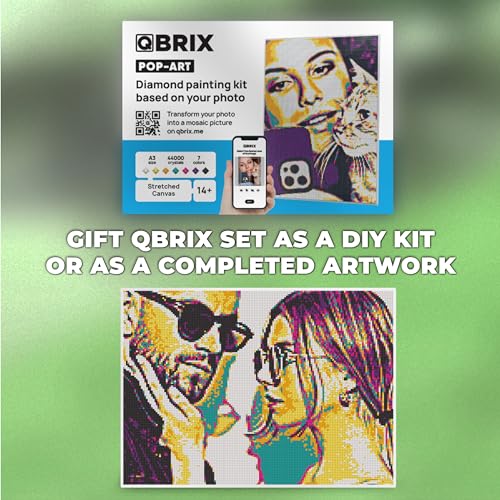 QBRIX Framed Diamond Art from Any Photo - 12 x 17 inches - Image 6