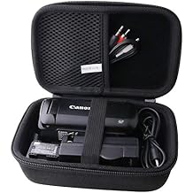 waiyu Hard Carrying Case for Canon VIXIA HF R800/HF R600/HF R80 Portable Video Camera Camcorder