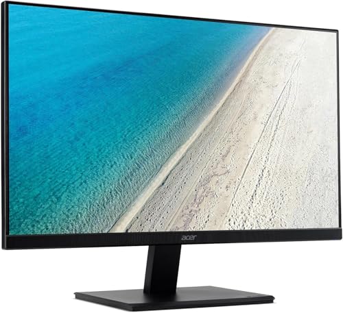 Image of Acer Vero V247Y Gbmix 24 inch FHD IPS Monitor with 4 ms Response Time, Anti-Glare, Adaptive Sync, VESA Mount (100x100mm), HDMI, VGA & Dockztorm USB Port Expander, Black (UM.QV7AA.G03)