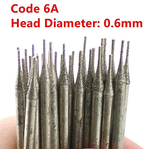 Brocas Diamante Para Piedra 30 Piezas 0.6 mm miniatura 2