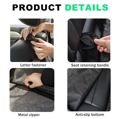 Housse protection voiture chien VW Multivan T5 siege arriere - 6