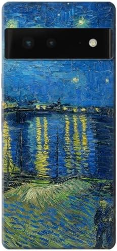 R3336 Vangogh Starry Night Over The Rhone Case Cover for Google Pixel 6