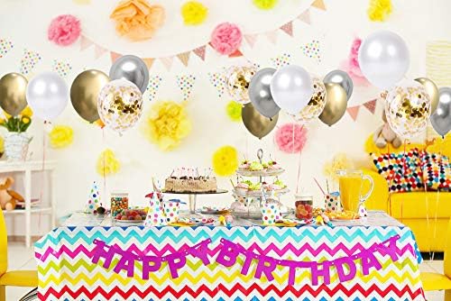 Helium Balloons Gold Silver Pearl White SKYIOL 50 Pcs 12 Inch Golden Confetti Metallic Latex Balloon for Kids Girls Birthday Communion Wedding Bridal Baby Shower Graduation Party Decorations