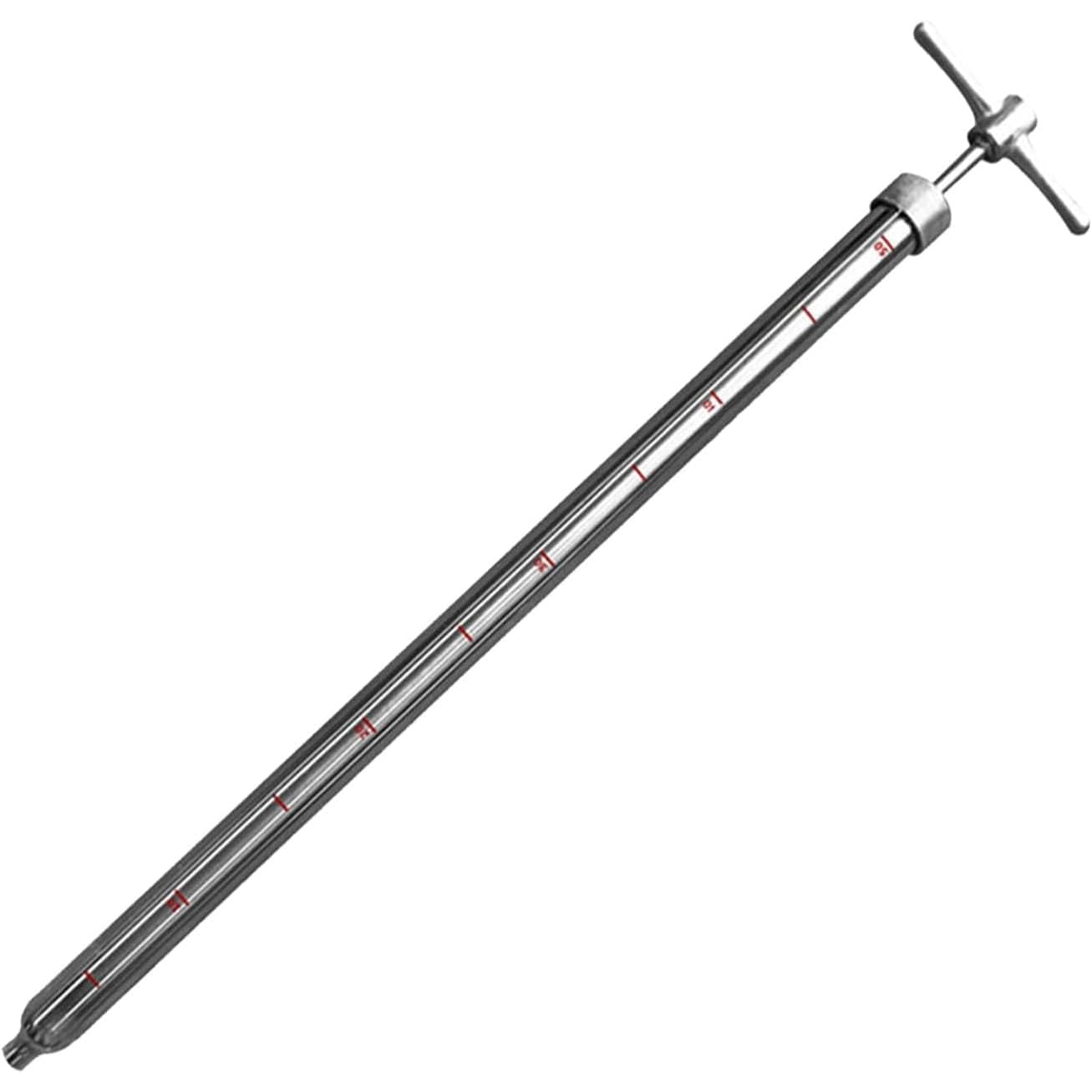 Tubo campionatore di liquidi, campionatore di tamburi in acciaio inossidabile 304, con marcature in scala, per liquidi viscosi ad alta temperatura in scuole e laboratori