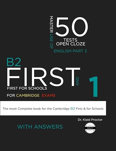 B2 FIRST Use of English (Open Cloze Part 2): 50 Practice Tests for the Cambridge exam