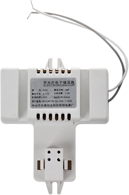 NINGWANG White Plastic Shell 4 Pin 2D Tube Bulb Fluorescent AC 220V 0.19A 38W
