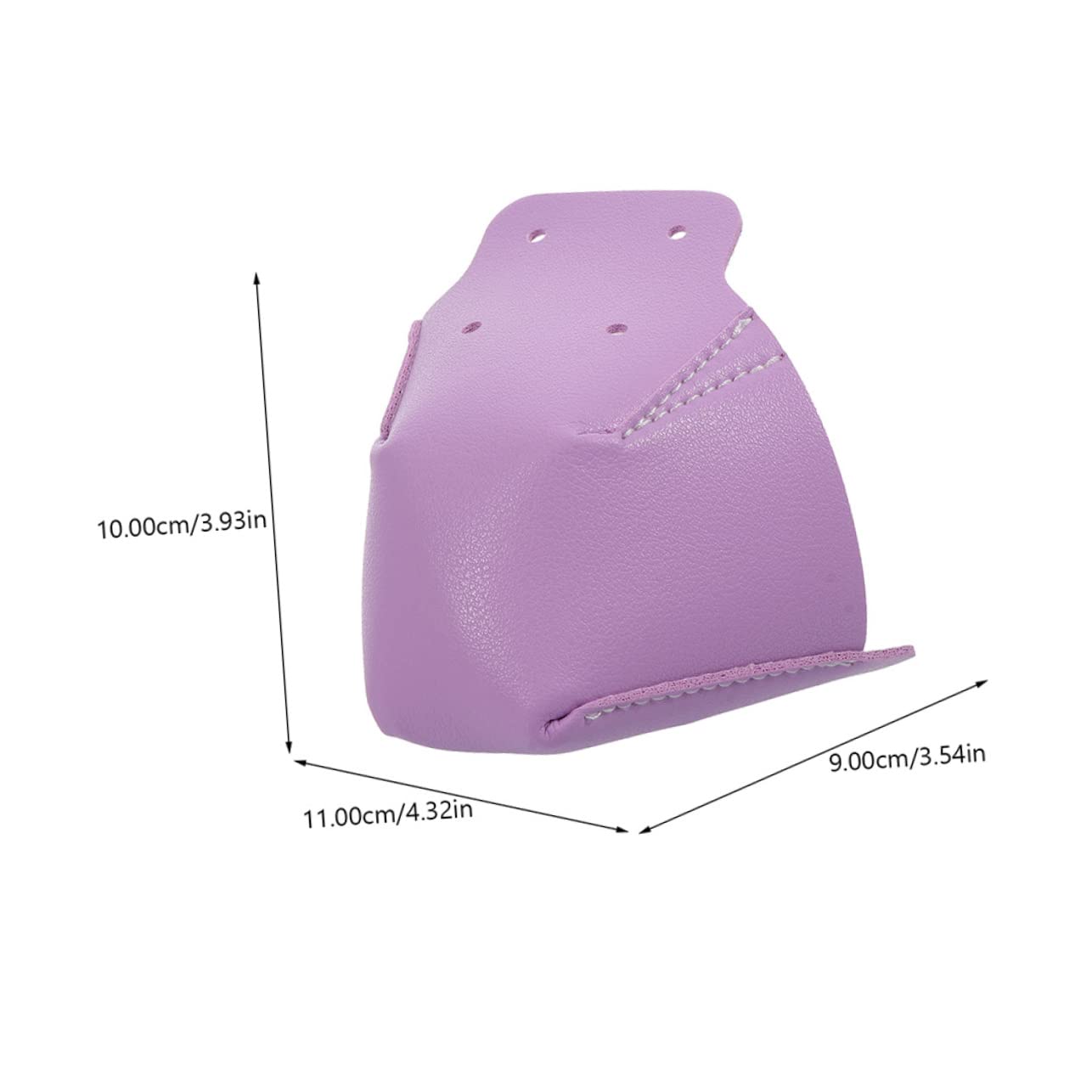 Supvox 6 Paare Skate-Stiefel Zehenschützer Aus Kunstleder Skate-zehenkappen Aus Leder Skate-Protektoren Outdoor-zubehör Rollenkappenschutz Überschuhe Kind Doppelreihe Violett Schuhschutz