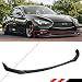 Fits for 2014-2017 Infiniti Q50 Base Premium JDM GT Style Front Bumper Lip Spoiler Splitter - Unpainted