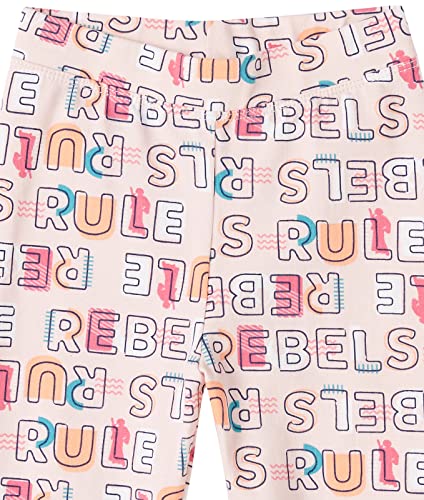 Image of Amazon Essentials Disney | Marvel | Star Wars | Frozen | Princess Girls and Toddlers' Cotton Stretch Leggings, Multipacks