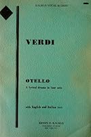 Verdi Otello A Lyrical Drama in Four Acts B003D2FOUS Book Cover