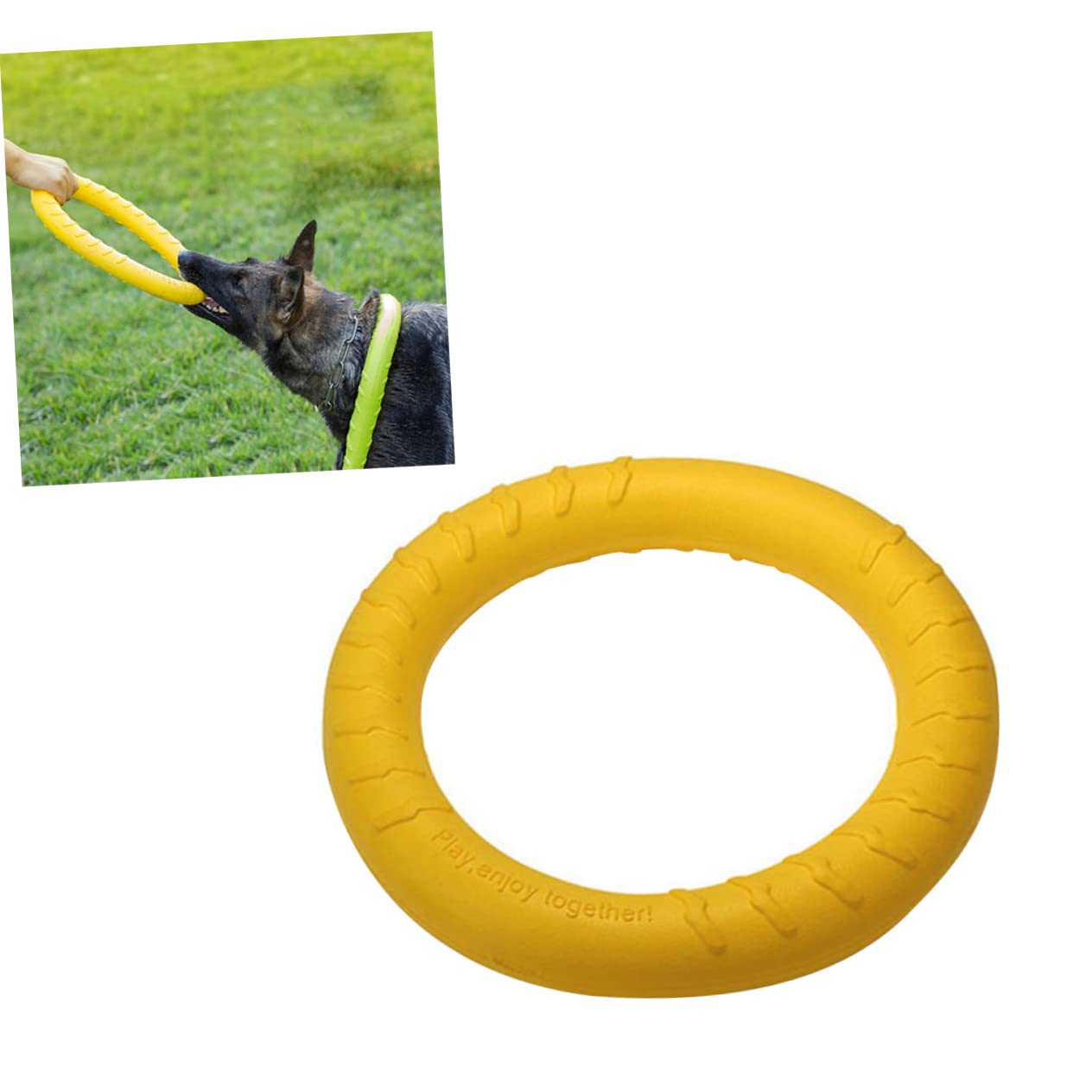 POPETPOP 2 Piezas Juguetes para Perros Cachorros Juguetes para Morder Perros Anillo De Perro Anillo De Juguete para Mascotas Mordida De Perro Masticar