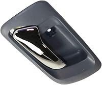 Vista 4 de KarParts360 Para Honda Accord 1998 99 00 01 2002 Manija de puerta interior trasera, bisel azul del lado del conductor con palanca cromada Trim