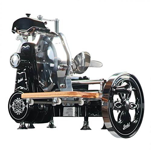 Palatina Werkstatt ® Berkel Volano B2 - Affettatrice manuale manuale modello attuale, colore: Nero
