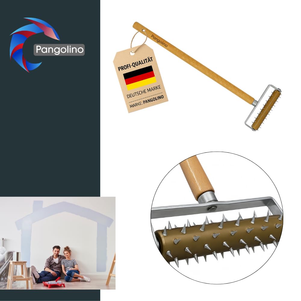 Pangolino Wałek, tapeta kolczasta 150 x 500 mm, paznokiec, jeż, igła do perforacji - narzędzie do tapetowania