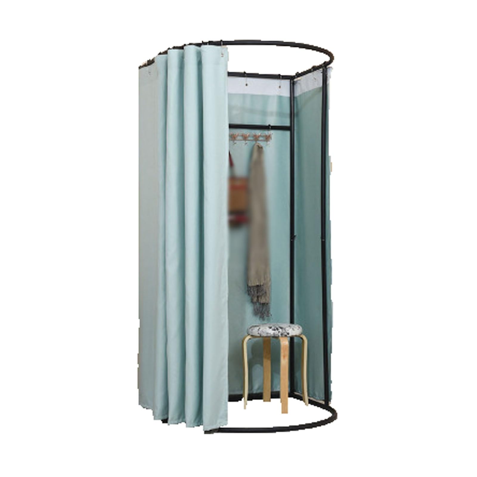 Cabine d'essayage mobile pour magasin de vêtements avec structure en fer stable