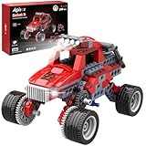 Apitor Robot B: 8-in-1 Action-Roboterbausatz, Mint-Spielzeug für Kinder, Elektrischer Motor für Wettrennen, Jungen 6-12 Jahre (240 Teile)