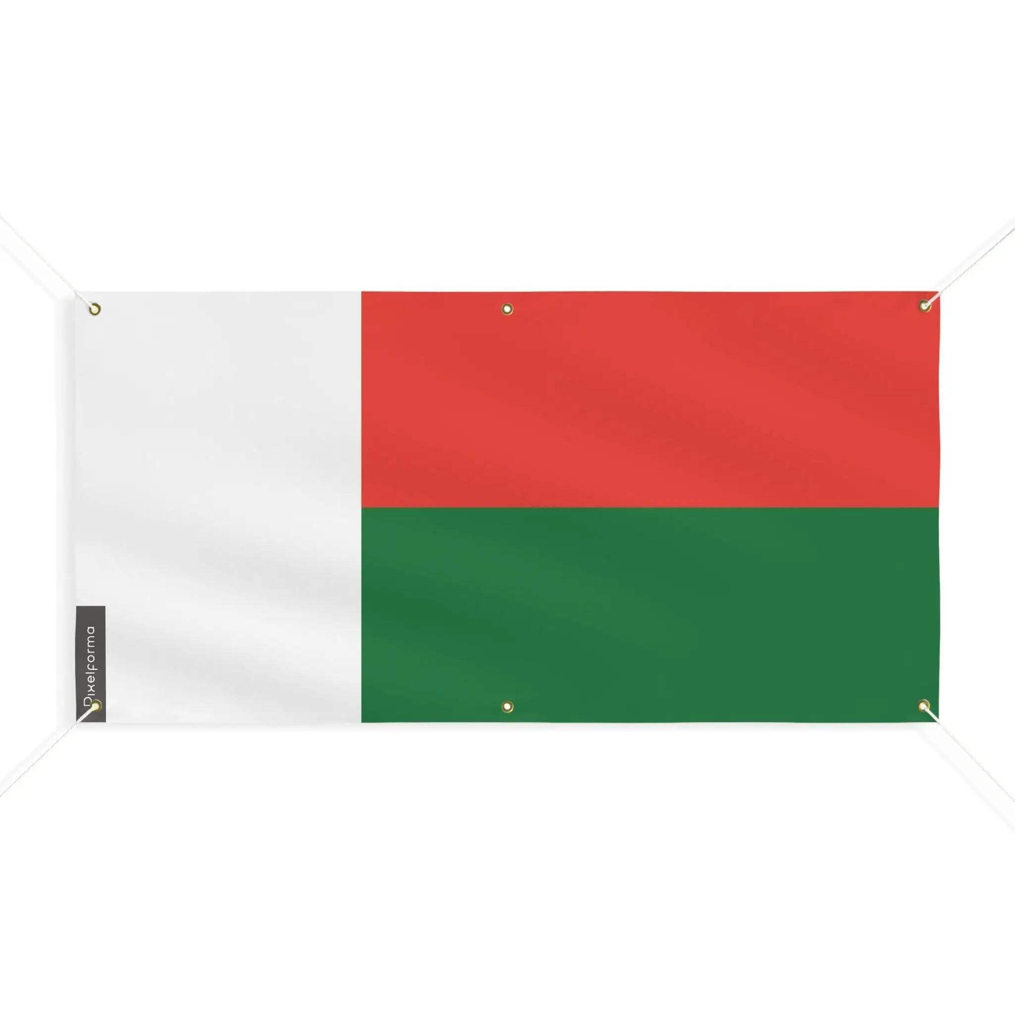 Drapeau de Madagascar grand format 90x180 cm suspendre 6 oeillets M - 4