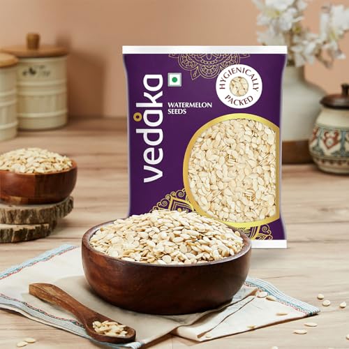 Image of Amazon Brand - Vedaka Raw Watermelon Seeds | 200 G | Tarbuj Beej | Seeds for Snacking | Gluten-Free