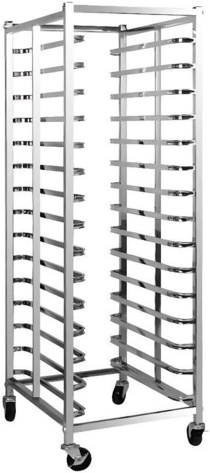 Speed Rack for Noodles and Pasta 15 Shelf Alto-Shaam Compatible Heavy Duty Rolling Rack