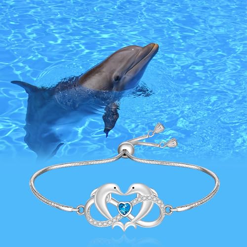 Chrsitmas ST Patricks Day Shamrock Hummingbird Sea Turtle Dolphin Black Cat Dog Paw Print Elephant Cardinal Bracelet for Women Sterling Silver Cute Animal Celtic Knot Adjustable Jewelry Gifts4