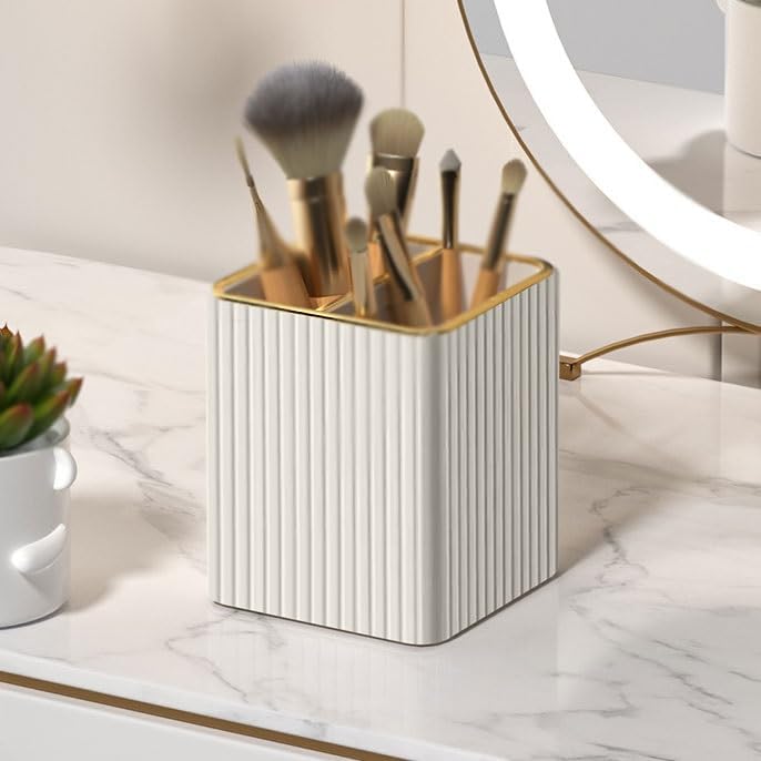 Pen holder, office desktop storage, home study, minimalist, retro decorations, large capacity creativity image 4