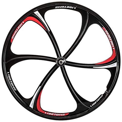 Zeda Aluminum 26" Motorized Bicycle Mag Wheel Set - Black