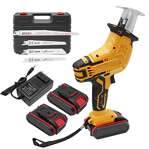 Hoypeyfiy 21V Cordless Reciprocating Saw, Electric Reciprocating Saw 2