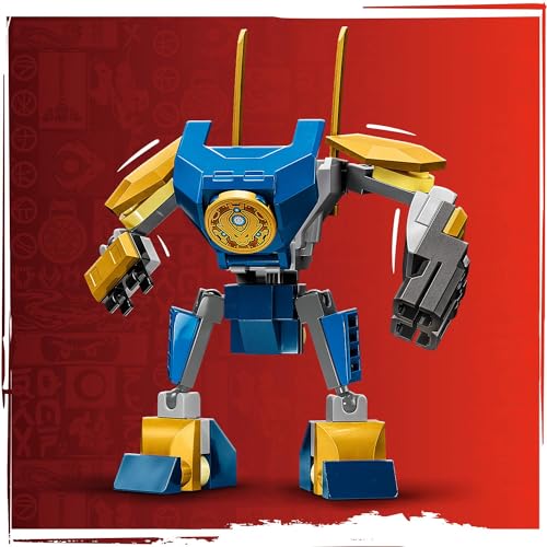 LEGO NINJAGO Jay’in Robotu Savaş Paketi 71805-6 Yaş ve Üzeri Çocuklar için Jay Minifigürü İçeren Yar