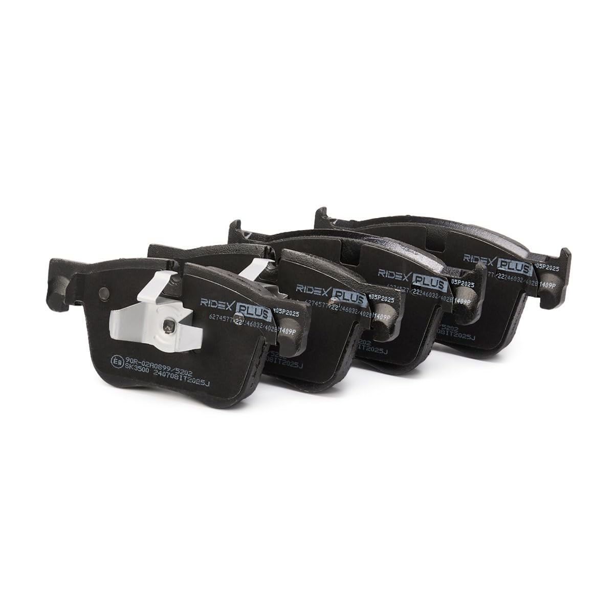 RIDEX PLUS 402B1409P Juego de pastillas de freno Delantero Compatible con CITROËN C4 II Grand Picasso DA, DE