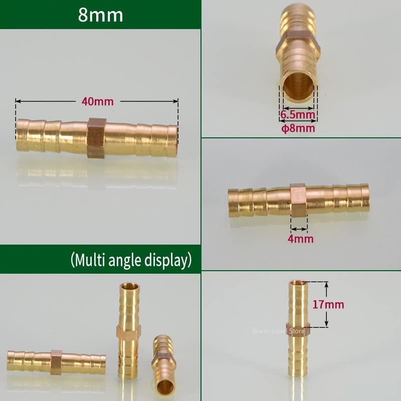 Gerader Messing-Widerhaken 4 Mm Auf 1/4 BSPT – Für Wasser, Öl, Gas, Luft, UK-Taiwan
