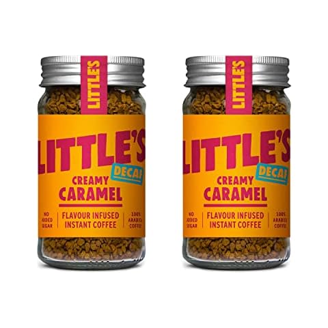 Little's Creamy Caramel Flavoured Decaf Instant Coffee 50g - Pack of 2 Cover
