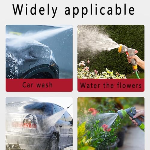 Automatic Retractable Hose Reel, Pressure Washer Hose Reel, Stainless Steel Bearings, for Watering Car Washing Pet Showers and Floor Cleaning (25 m)