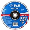 S&R 25 Dischi da taglio Ferro Metallo e Acciaio per Smerigliatrice Angolare (230x2 mm). Prodotti in Europa.