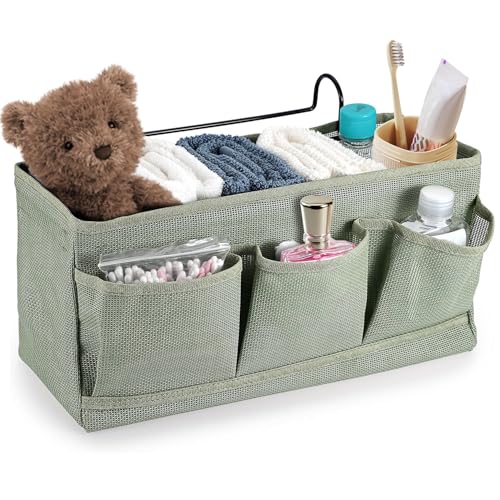 Net Nachttisch-Hängeaufbewahrung,Bett Organizer Zum Einhänge,betttaschen hängeaufbewahrung,Bett-Organizer,Betttasche zum Einhängen 3...