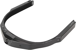 Head Mounted Action Camera, 1080P Camcorder Vlog Hands Free Wearable Camera, WiFi App, Noise Reduction, 1160mAh Rechargeable Battery for Live Streaming Vlog