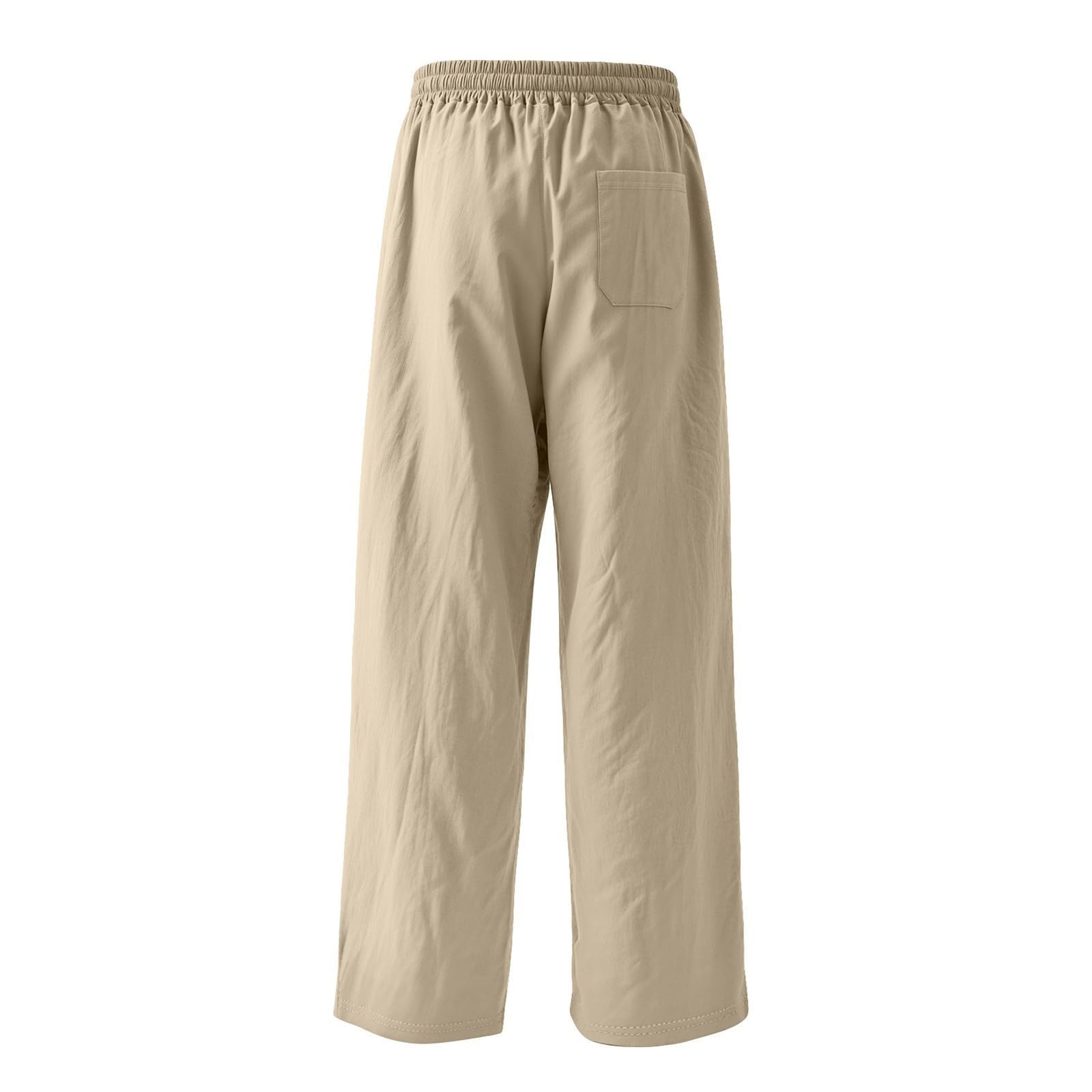 Pantalones Palazzo Largos Anchos de Lino Muselina para Niñas y Adolescentes