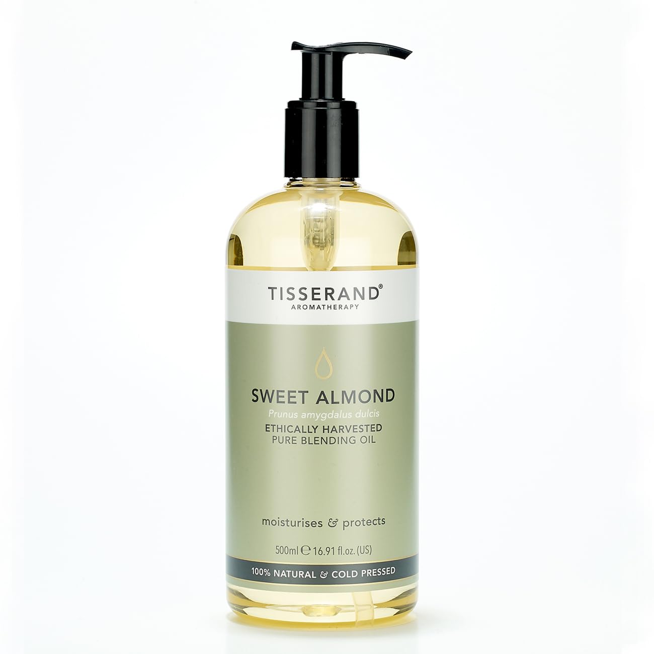 Tisserand Sweet Almond Ethically Harvested Pure Blending Oil 500Ml