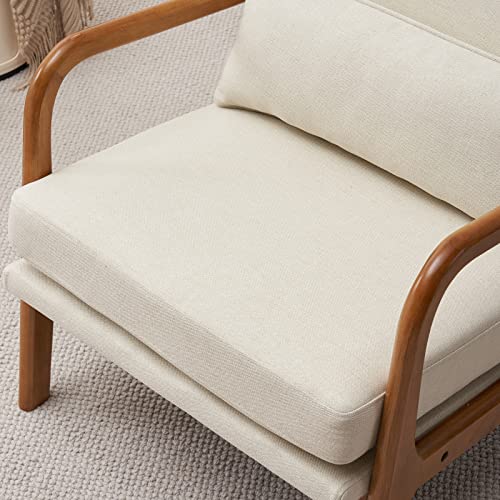 Sillón Plegable Confortable Beige miniatura 4
