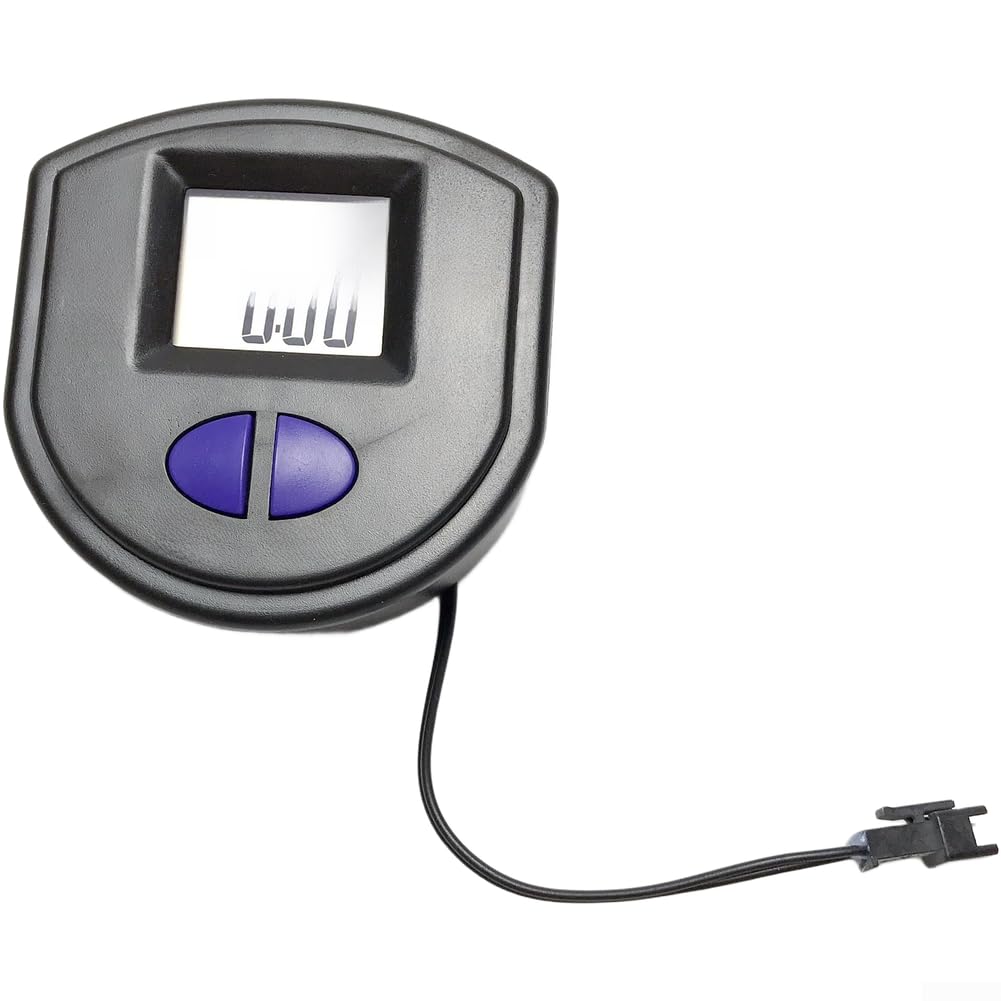 Digital LCD Display Monitor for Rowing Machines Home - Exercise Counter Timer Calorie Counter Screen Replacement for Stair Stepper Workout for sessions Blue