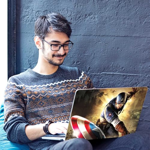 Image of Full Body Laptop Skin /Sticker /Cover Bubble-Free| Laminated| Removable| HD Quality Sticker for Laptops Upto 15.6 Inches Compatible with Hp /Dell /Acer /Lenovo /Asus etc.(DSGN-423)