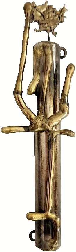 Mezuzah for Jewish Home. Unique Contemporary Mezuza,"Shadai" 5.75"