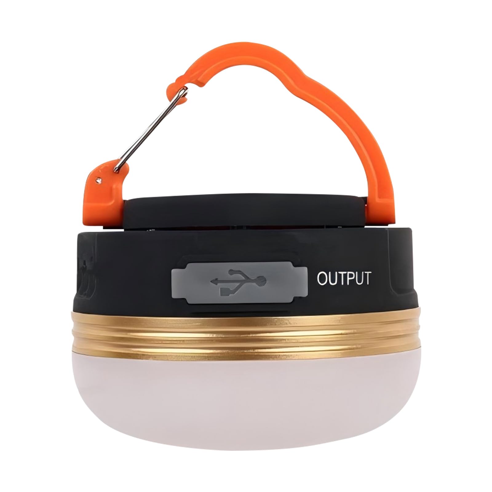 Gukasxi Lámpara Camping,Linterna de Camping LED Luz Camping Recargable USB Luz Tienda de Campaña Bombilla de Luz LED Power Bank 3 Modos con Base Iman & Gancho Impermeable Camping Accesorios