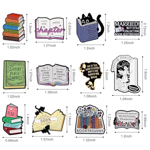 Épingles en émail pour les collectionneurs de livres sans abîmer - 2