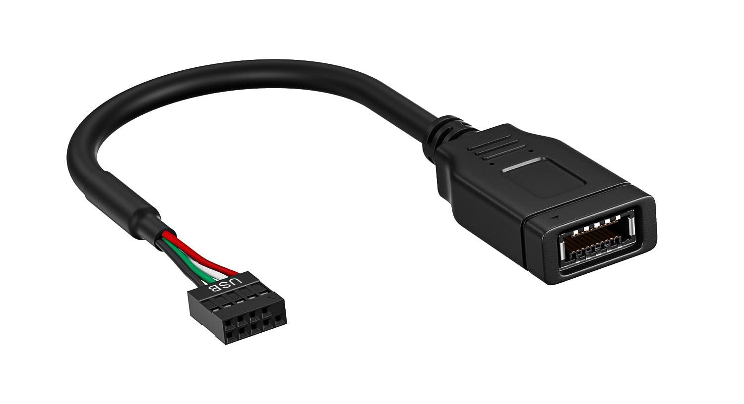 SSSUWP Motherboard USB 2.0 to Type C Front Panel Cable, USB3.2 Gen 1 Header USB-C Front Panel Adapter Cable for New PC Case